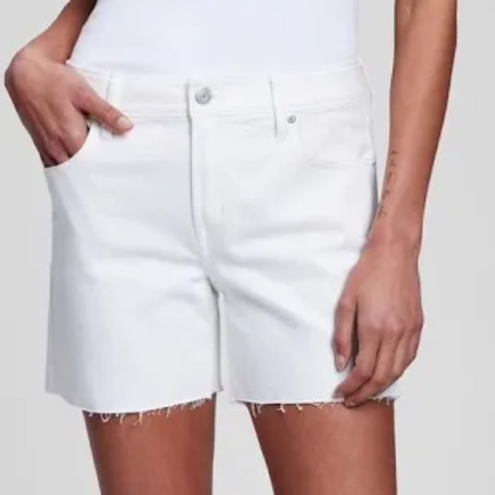 GAP White Denim Jean Shorts NWT